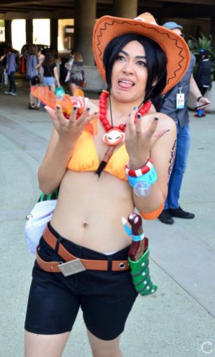 Anime Expo 2016 Cosplay Funny 50 One Piece Portgas D. Ace